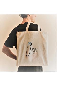 Takılıyoruz Işte Ham Bez Çanta