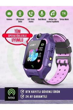 Sim Kartlı, Konum Takipli, Sos Acil Arama Ve Imei Kayıtlı Akıllı Çocuk Takip Saati