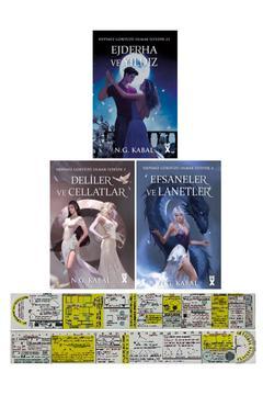 HGOİ 2.5-3-4. Kitaplar 3'lü Set -Ejderha ve Yıldız-Deliler ve Cellatlar-Efsaneler ve Lanetler Ciltli