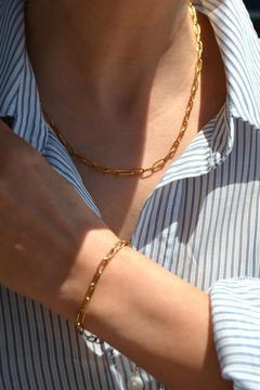 Ataç Zincir Kolye & Bileklik Takımı – 316L Çelik