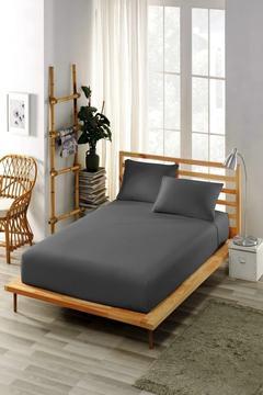 Lastikli Çarşaf Takımı (Nevresim Kumaşı) Pamuklu-Yastık Kılıflı, Çift Kişilik veya Tek Kişilik