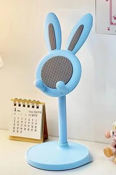 Sevimli Tavşan Figürlü Ayarlanabilir  Yükseltilebilir Telefon Tutucu Masa üstü Tablet Standı