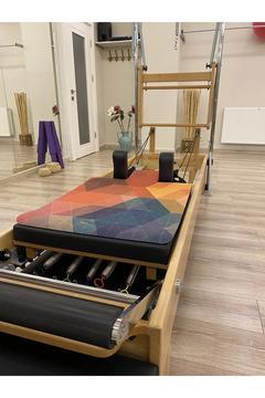 Geometrik Desenli ' Pilates Reformer Mat ( Pilates Matı )