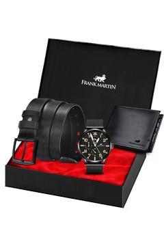 Erkek Saat Cüzdan Kemer Hediye Seti 20-003