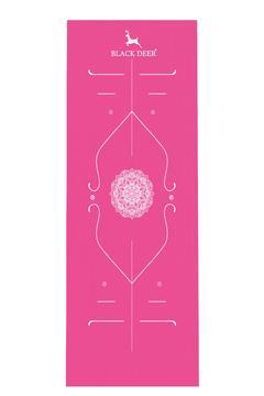 Hizalamalı Yoga Pilates Esneme Matı Egzersiz Minderi 180x55 cm 10 mm