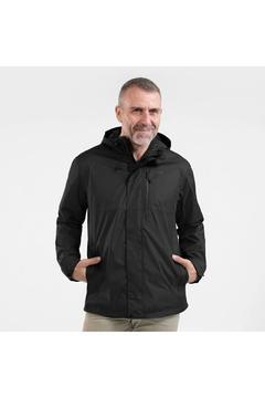 Erkek Outdoor Yağmurluk - Siyah - Nh500 Imper