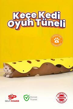 KEDİ KEÇE TÜNEL OYUN MATI-ETKİLEŞİMLİ KEDİ OYUNCAKLARI,YAVRU KEDİLER,YAVRU KÖPEKLER VE TAVŞANLAR