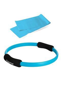 Pilates Çemberi Ve Pilates Bandı - Mavi