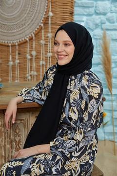 Şalland İpekli Tensel Siyah