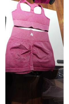 Yoga fitness pilates sportpush up tayt 2 li takım