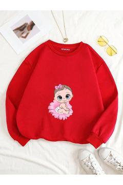 HAMİLE BASKILI SWEATSHİRT