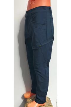 likralı lacivert ripsstop yazlık taktikal kargo pantolon