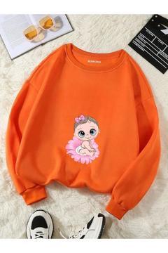 HAMİLE BASKILI SWEATSHİRT