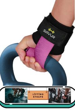 Bilekli Fitness Strap - Lifting Straps, Ağırlık Kayışı