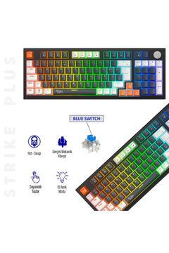 Strike Plus Mk-96x2bab Mekanik Kablolu Işıklı Klavye
