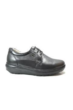 Dr. Comfort 10014 Siyah Hakiki Deri Bağlı Ortopedik Diyabetik Erkek Şeker Ayakkabı