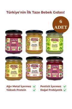 Baby Kuzu Ilikli Kemik Sulu Karışık Sebze Püreli Kavanoz Mama 165 gr 6'lı