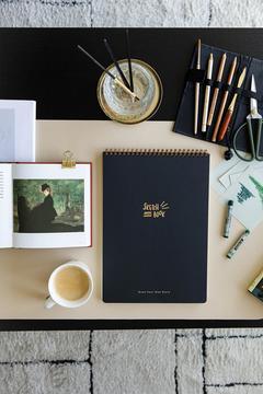 A4 Siyah Kraft Kapak Eskiz Defteri 60 Yaprak 140 gr. Perforajlı Sketch Book