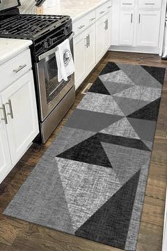 Dijital Baskı Kaymaz Taban Yıkanabilir Kesme Koridor Mutfak Ve Oda Salon Kesme Yolluk Halı(24)