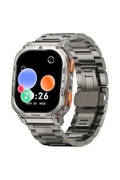 Tank M3 Ultra Akıllı Saat - Çelik Kordonlu - KVK Teknik Servis Garantili