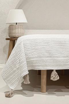 Assos Krem Taş Yıkama Çift Kişilik Yatak Örtüsü 230x250 5035