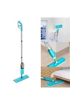 Döner Başlıklı Spreyli Mop Parke Ahşap Fayans Temizleyici Su Hazneli Sihirli Paspas