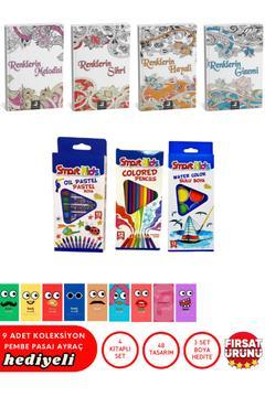 Mandala Boyama Kitap Seti 4'lü