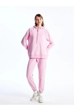 Kadın Beli Lastikli Düz Jogger Eşofman Altı