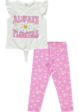 Civil Girls Kız Çocuk Takım 2-5 Yaş  Fondan Pembe