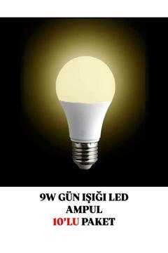 Noas 9w Gün Işığı Led Ampul 10'lu Paket Kutulu Ürün