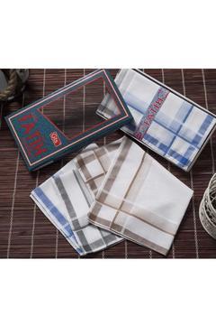 Fatih Kutulu 40x40 cm 12 Adet Kumaş Mendil FM 02