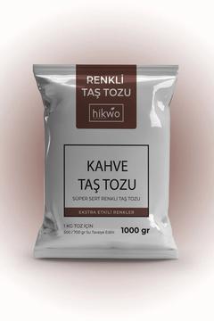 Renkli Taş Tozu - Mumluk Döküm Harcı - Beton Harcı - Kahve 1 KG