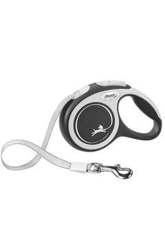 New Comfort Şerit S 5 Metre Siyah Max. 15 Kg Otomatik Köpek Gezdirme Tasması