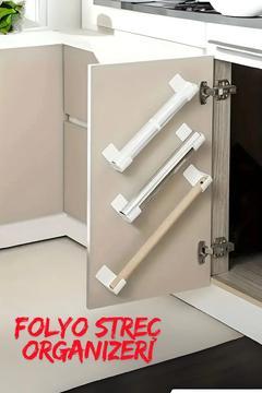 Streç,folyo,çöp Poşeti,pişirme Kağıdı Askı Aparatı ( 1 Takım 2 Adet Ürün )