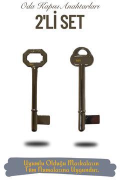 Maymuncuk Oda Kapısı Anahtarı - Tüm Numaraların Yerine Geçen Anahtarlar - 2'li Set