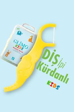 Kids Kürdanlı Diş Ipi | Çocuklara Özel Diş Eti Dostu, Kolay Kullanım | Plak Temizleyici