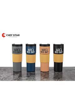 Chefstar Çift Katmanlı Kaliteli Paslanmaz 304 Çelik Termos Bardak 600ml