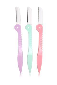 Açılır Kapananır Başlıklı 3lü Kaş Ustura Set