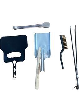 Mobilreyon Mangal Seti - Köz - Barbekü Maşası - Yelpaze - Fırça - Kürek 5'li