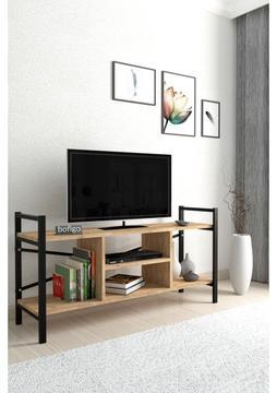 Bofigo Tv Sehpası Raflı Tv Ünitesi Televizyon Sehpası Çam