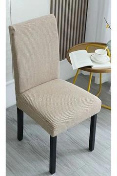 Sandalye Kılıfı - Yıkanabilir - Esnek - Latikli Sandalye Örtü