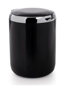 Primanova Pasıfıc Mutfak Tezgah Üstü Plastik Kapaklı Çöp Kovası 3 Lt - Siyah