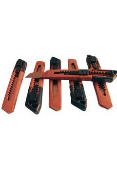 6 Adet Plastik Maket Bıçağı Falçata Geniş Büyük Boy