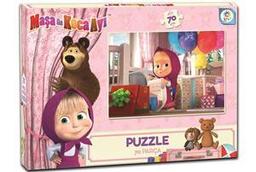 Utku Maşa Ve Koca Ayı 70 Parça Puzzle Mb7541