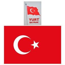 Türk Bayrağı Raşel Kumaş 50*75 Yr004