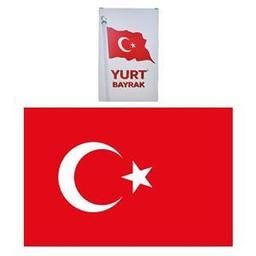 Türk Bayrağı Raşel Kumaş 60*90 Yr005