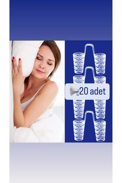 Horlama Önleyici Burun Filesi 20 Adet Burun Içi Silikon Aparat Steril Tasima Kutulu