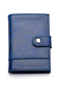 Okyanus Mavisi Cüzdan Kaliteli Vegan Deri Unisex Cüzdan