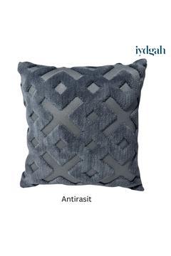 peluş kırlent kılıfı _ 44x44 Tek taraflı 3D peluş kırlent kılıfı _ 1 adet  kılıf Antirasit
