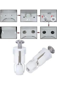 Vitra Kale Uyumlu Yavaş Kapanan Klozet Kapak Montaj Takozu Klozet Kapak Montaj Dübeli 2'li